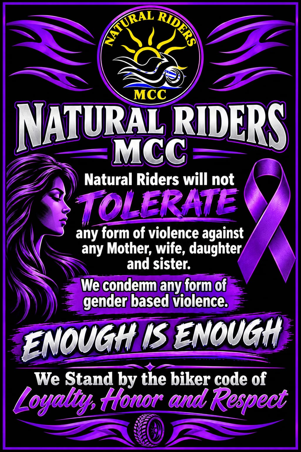 Enough is Enough - Natural Riders Gender Violence Campaign